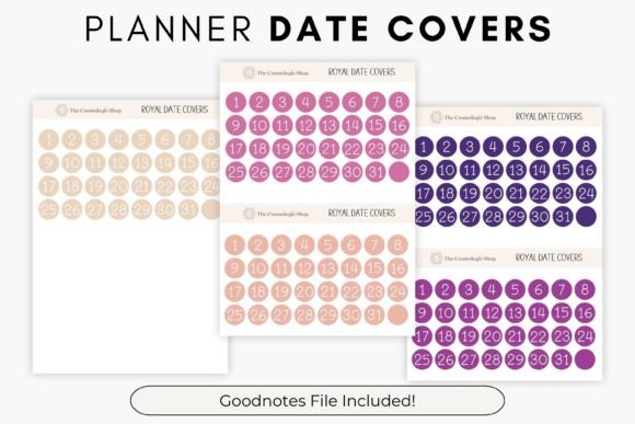 Download Royal Printable Planner Date Covers - Royal Collection