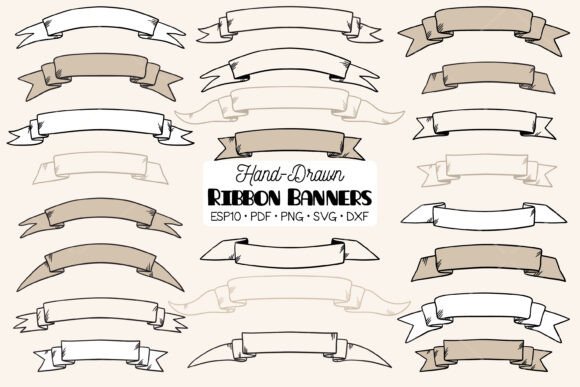 Download Ribbon Banner, Decorative Vintage Scroll - Scroll Collection