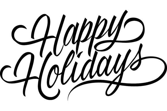 Download Happy Holidays Lettering. Calligraphic L - Letter Collection