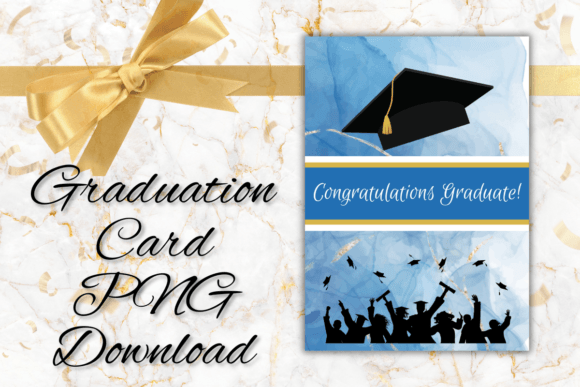 Download Graduation Greeting Card Printable PNG - Premium Resources