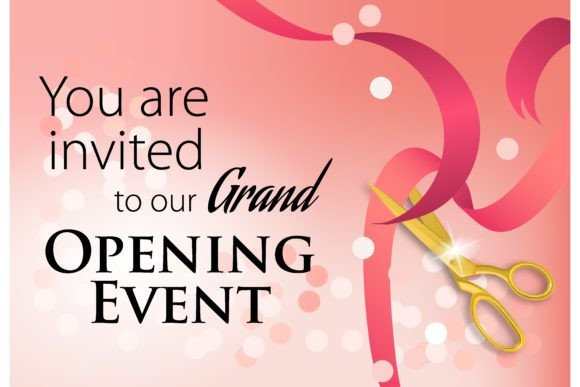 Download Grand Opening Event Lettering with Sciss - Letter Collection