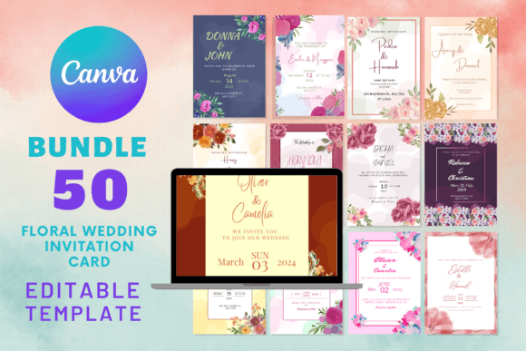 Download Floral Wedding Invitation Card - Wedding invitation Collection